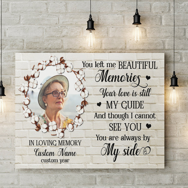 Memorial Canvas Gifts for Loss of Father Mother, Sympathy Gifts For Loss of Loved One In Heaven NXM193