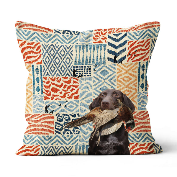 Beautiful Hunting Dog Pillow with many Dog breeds to choose, Perfect gift for Hunting dog owner FSD4376