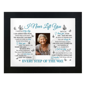 Memorial Shadow Box - I Never Left You, Memory Picture Frame Sympathy Gifts for Loss of Loved One TND2