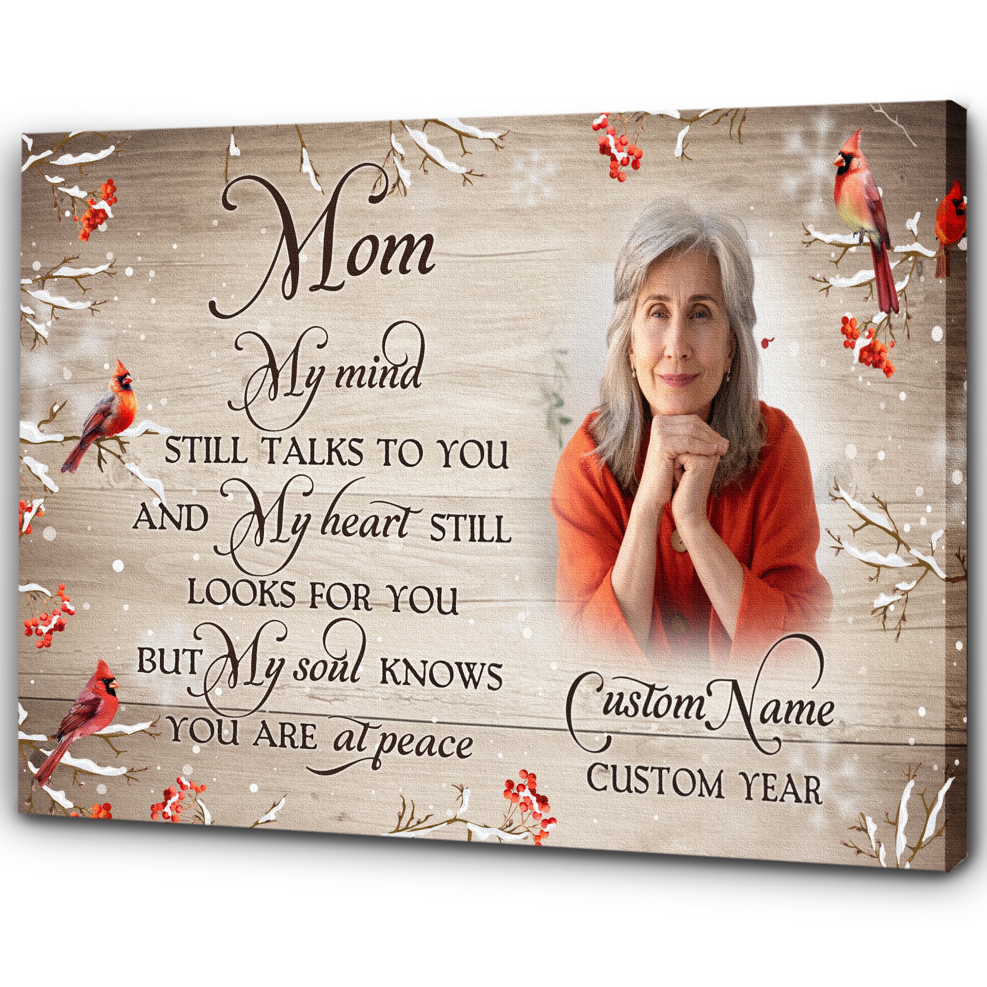 Mom Memorial Personalized Remembrance Gifts For Loss of Mother Bereavement For Mother Loss Gift NXM502