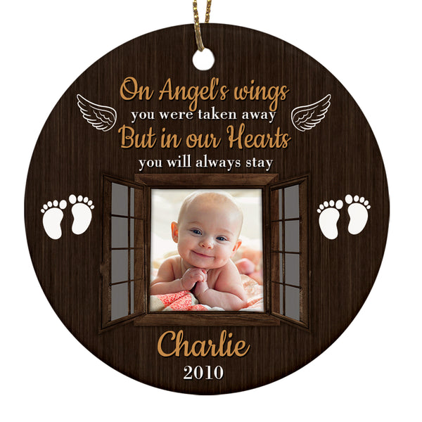 Memorial Ornament for Loss of Baby in Heaven Infant Child Miscarriage Ornament MB14