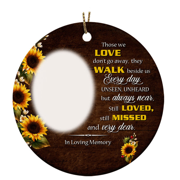 Memorial Ornament Gift| Personalized Memorial Gift for Loss of Loved One| Remembrance Ornament MC77