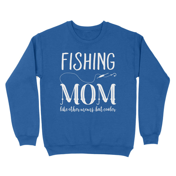 Fishing mom fishing Unisex Crew Neck Sweatshirt