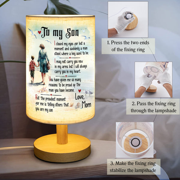 Son Table Lamp Son Gifts from Mom, Mother and Son Table Lamp Gifts for Son from Mom TNT7