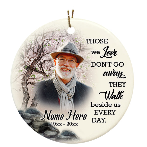 Memorial Ornament Personalized Those We Love Sympathy Gifts For Loss Loved One MC19