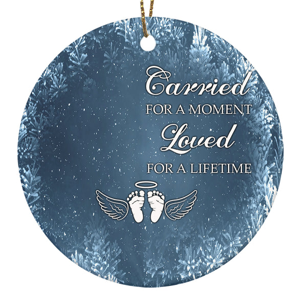 Baby Memorial Ornament, Ornament Remembrance Gifts Loss Of Baby Child Miscarriage Gift MB01