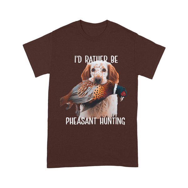 English Setters Pheasant Hunting T-shirt FSD4592 D02