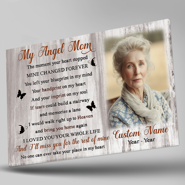 Mom Memorial Gifts For Loss of Mother Personalized Sympathy Gifts for Mom In Memory NXM496