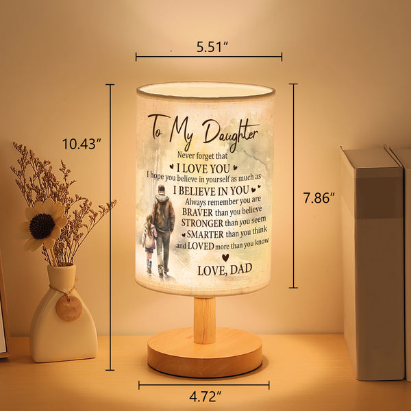 Daughter Table Lamp Daughter Gifts from Dad, Father Daughter Table Lamp Gifts for Daughter from Dad TNT4