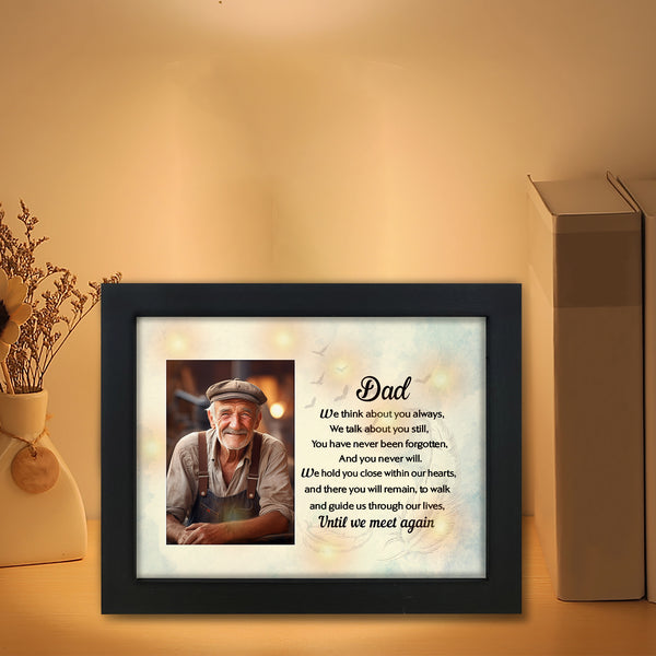 Dad Memorial Shadow Box, Dad Memory Picture Frame Sympathy gifts for Loss of Dad, Loss of Father TND8