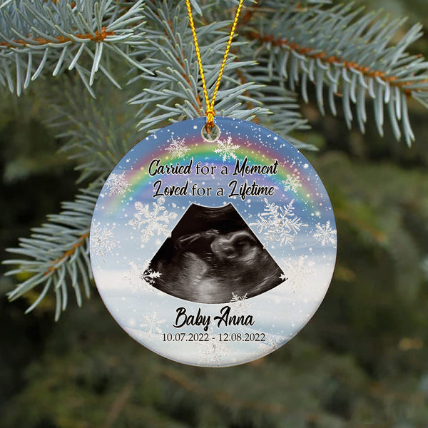 Baby Memorial Ornament Miscarriage, Remembrance Ornament Gifts Loss Of Child Infant MB05