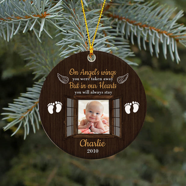 Memorial Ornament for Loss of Baby in Heaven Infant Child Miscarriage Ornament MB14