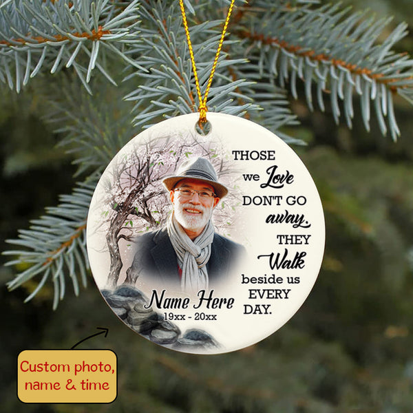 Memorial Ornament Personalized Those We Love Sympathy Gifts For Loss Loved One MC19