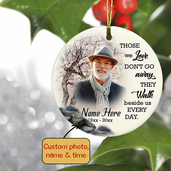 Memorial Ornament Personalized Those We Love Sympathy Gifts For Loss Loved One MC19