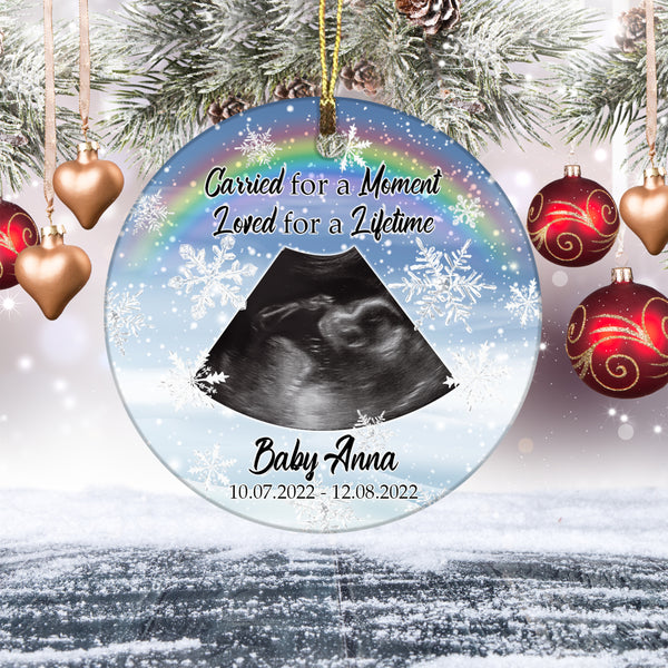Baby Memorial Ornament Miscarriage, Remembrance Ornament Gifts Loss Of Child Infant MB05