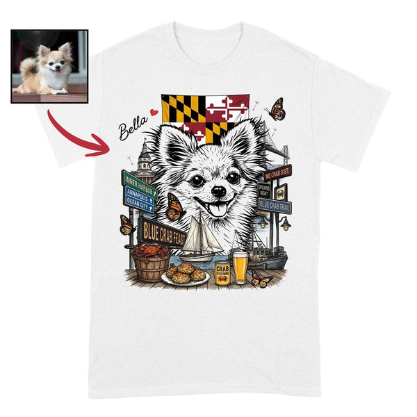 US States Custom Dog Shirt – Personalized Gift for Dog Lovers FSD4830