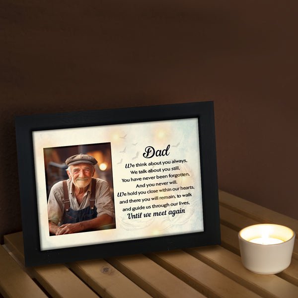 Dad Memorial Shadow Box, Dad Memory Picture Frame Sympathy gifts for Loss of Dad, Loss of Father TND8