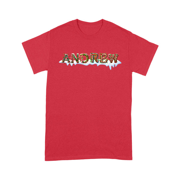Personalized Christmas Gift Custom Name T-Shirt