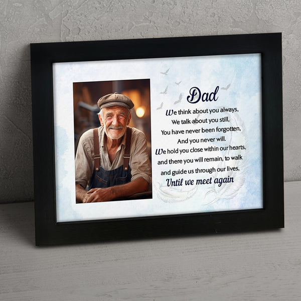 Dad Memorial Shadow Box, Dad Memory Picture Frame Sympathy gifts for Loss of Dad, Loss of Father TND8