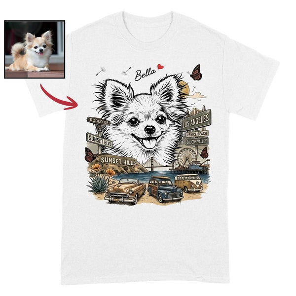 US States Custom Dog Shirt – Personalized Gift for Dog Lovers FSD4830