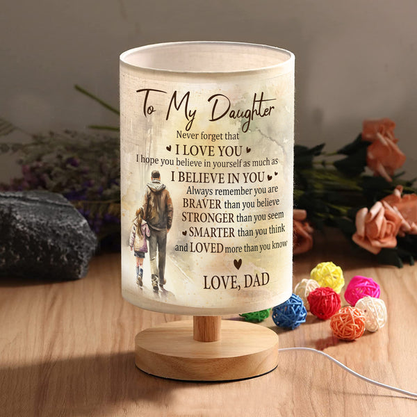 Daughter Table Lamp Daughter Gifts from Dad, Father Daughter Table Lamp Gifts for Daughter from Dad TNT4