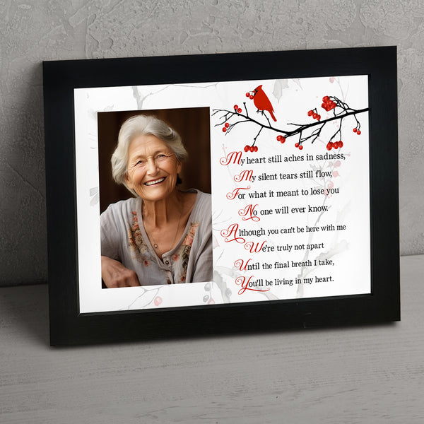 Memorial Shadow Box, Cardinal Picture Frame Sympathy Gifts for Loss of Loved One Memory Frame 3.5x5 TND3