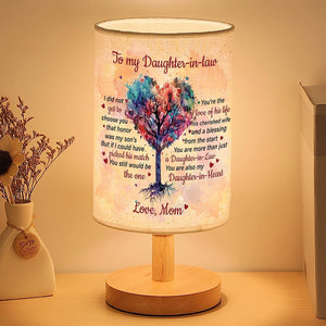 Daughter in Law Table Lamp Gift from Mother in Law, Gifts for Daughter in Law from Mother in Law TNT8