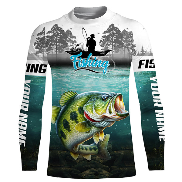 Bass fishing custom fishing apparel, Bass Fishing jerseys for Fisherman Bass Fishing - TTV42