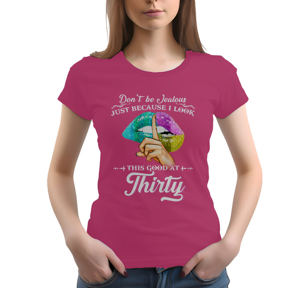 30th birthday gift ideas for woman thirty birthday t-shirt (plus size available).