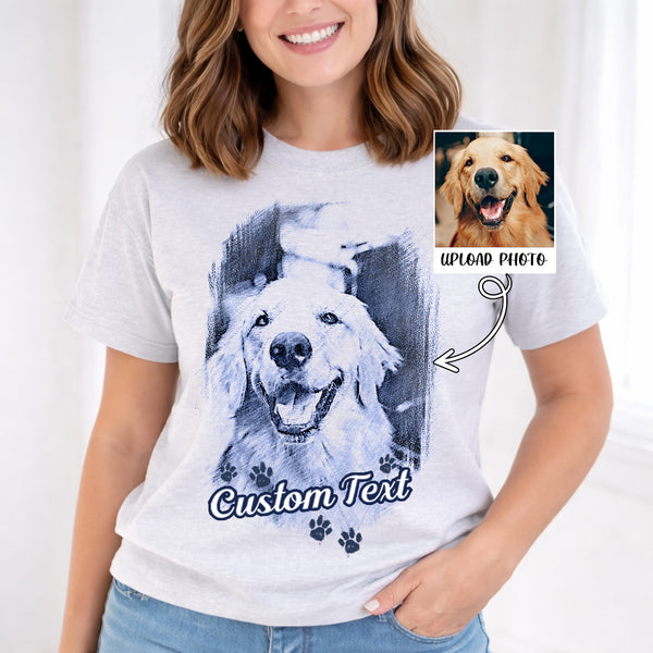 "Furever Yours" Custom Dog Photo Sweatshirt | Personalized Dog Mom Gift | Dog Lover Hoodie D22