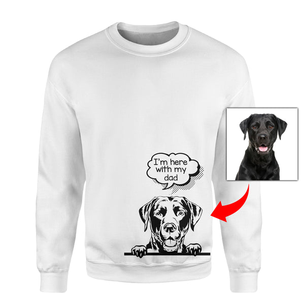 Personalized Dog Shirts for Humans - Custom Dog's Photo, Perfect Dog Dad Gift D15