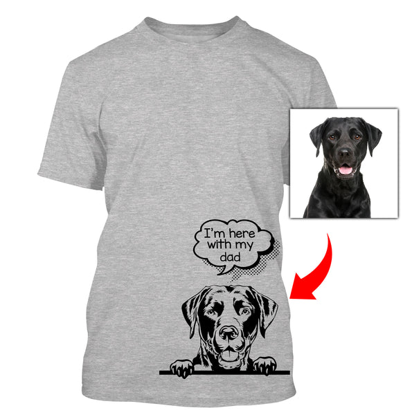 Personalized Dog Shirts for Humans - Custom Dog's Photo, Perfect Dog Dad Gift D13