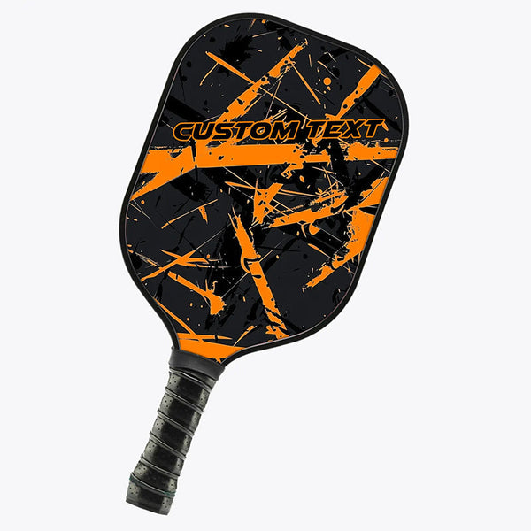 Custom Orange Pickleball Paddles For Men And Women, Pickleball Team Members Paddle, Pickleball Gifts IPHW7237