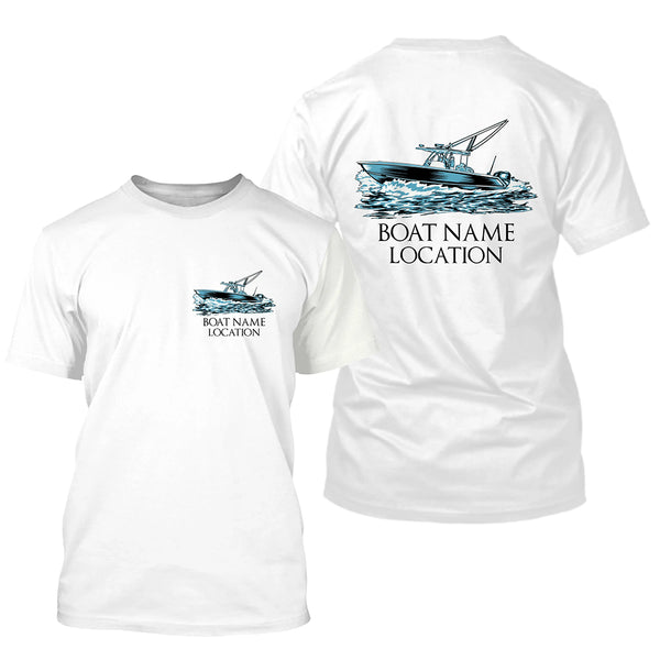 Custom Fishing Boat Name Long Sleeve Fishing Shirts, Personalized Fisher Boats Shirt IPHW5095