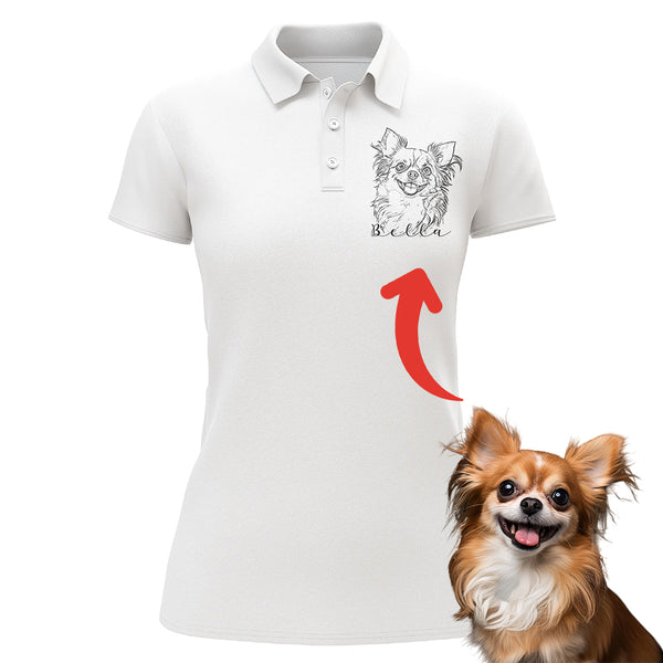 Custom Dog Polo Shirts For Dog Mom, Dog Lovers Polo Shirts, Dog Mama Gifts IPHW6871