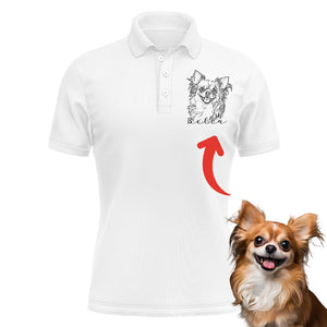 Custom Dog Polo Shirts For Human, Unisex Dog Lovers Polo Shirts, Dog Dad Dog Mom Gifts IPHW6871