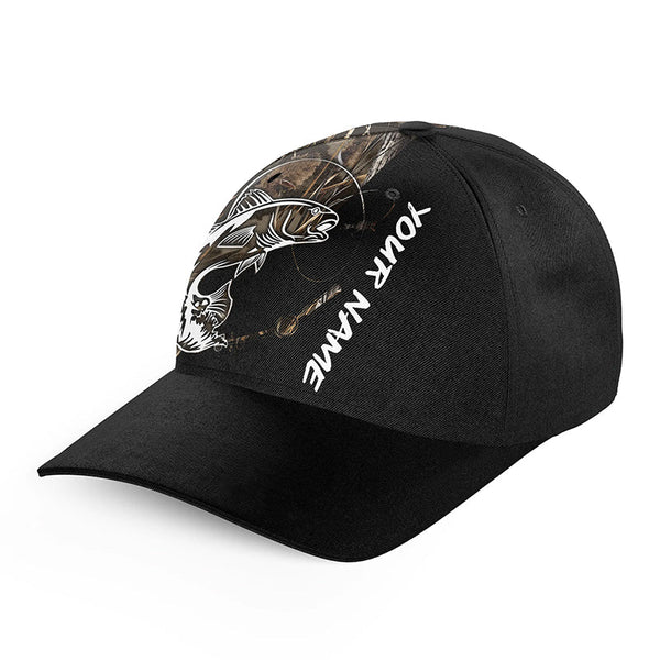 Redfish Fishing Tattoo camo Custom fishing hat Unisex Fishing Baseball Angler camo hat NQS2664