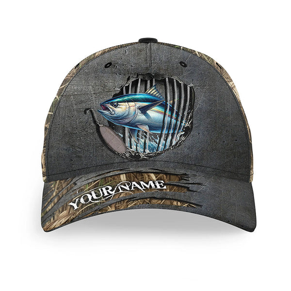 Tuna fishing camo Custom fishing hat Unisex Fishing Baseball Angler tuna hat cap NQS2605