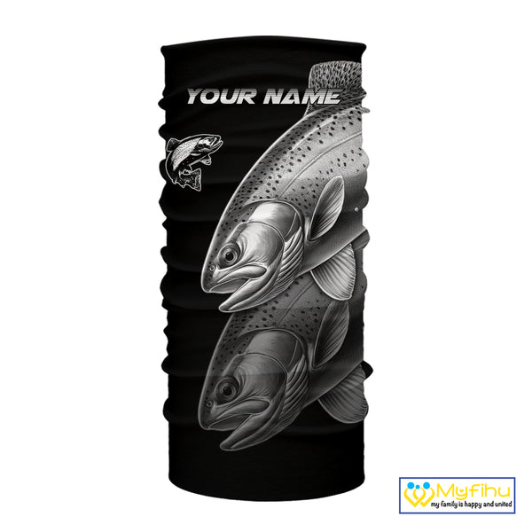Rainbow Trout performance Fishing Shirts Custom Trout Fishing Long Sleeve Tournament Fishing Shirts NQS10114