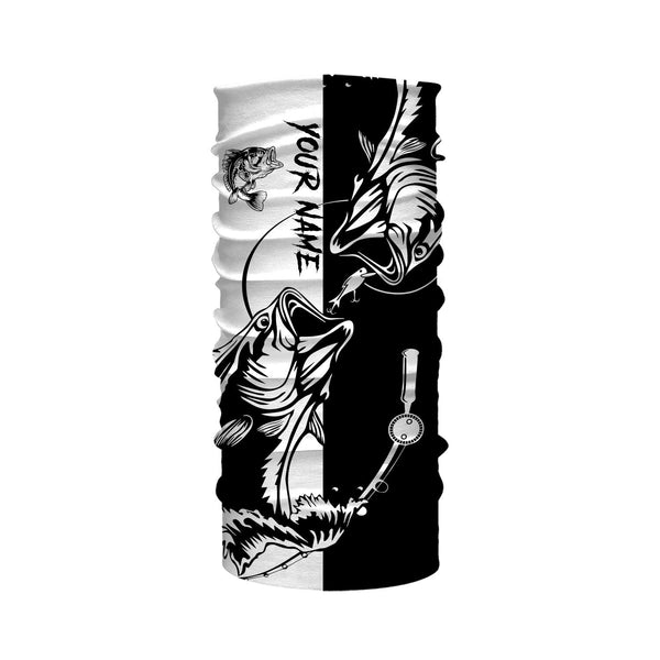 Bass fishing tattoo shirt UV protection Customize name fishing shirts NQS1461