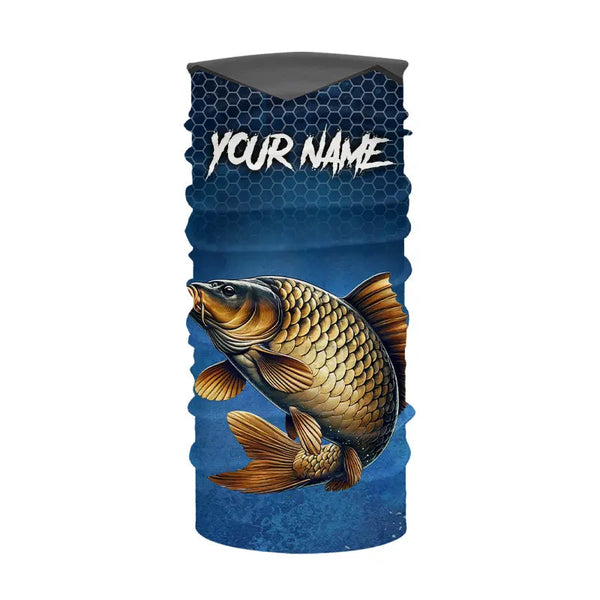 Blue camo Carp fishing Custom performance long sleeve team Carp fishing tournament shirts NQS9238