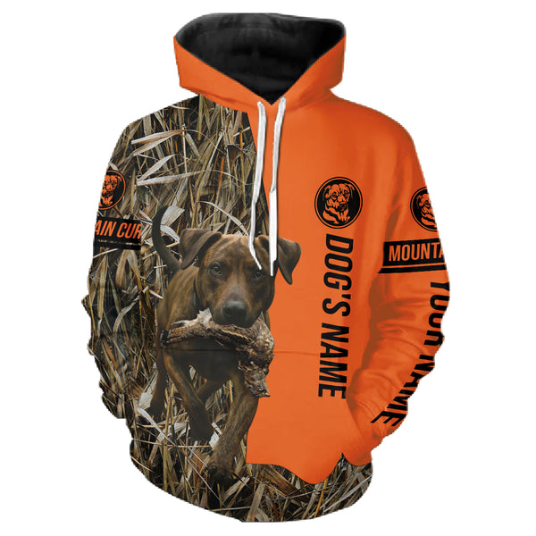 Mountain Cur Hunting Dog Customized Name All over print Shirts for Hunters, Hunting Gifts FSD4748