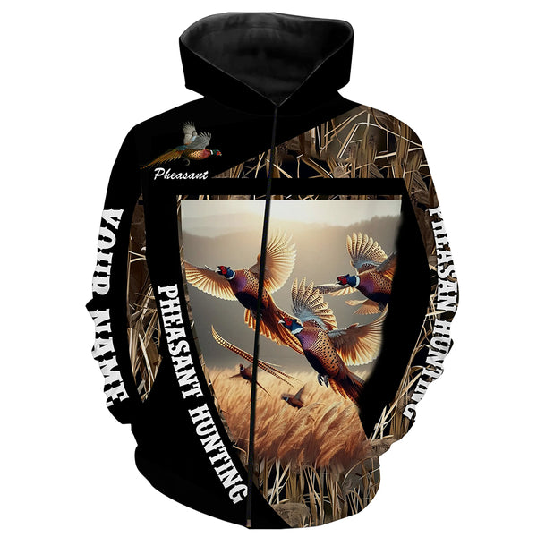 Pheasant Hunting Camo Custom name Shirts, Pheasant hunting shirt, Gifts for hunters FSD208