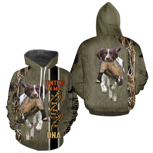 Custom English Springer Spaniel Hunting Dog Shirt for Hunters, Hunting In My DNA FSD4740
