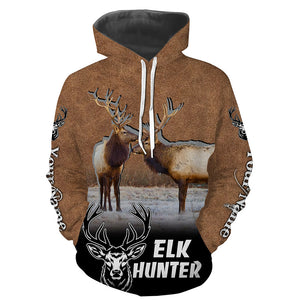 Elk Hunting Custom Name Shirts for Elk Hunters, Best Elk Hunting Gifts for Men FSD4528