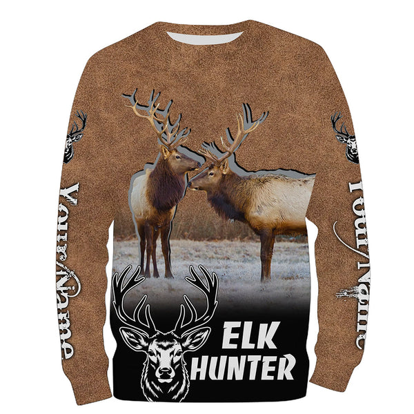 Elk Hunting Custom Name Shirts for Elk Hunters, Best Elk Hunting Gifts for Men FSD4528