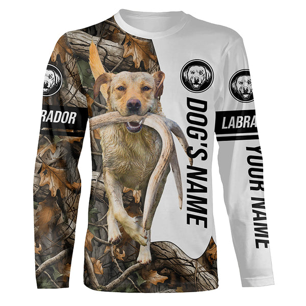 Yellow Labrador Antler Shed Hunting Labs Customize Name All over print Shirts FSD3586