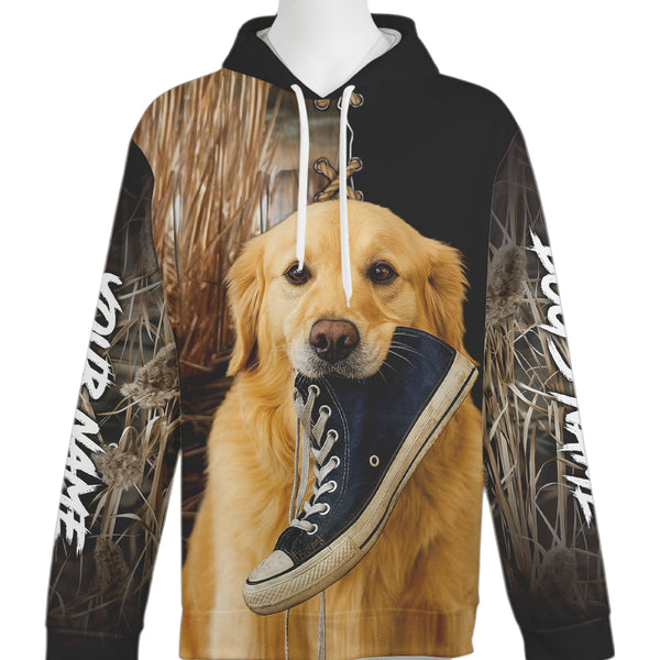 Funny Dog Holding a Shoe Hoodie – Personalized for Dog Owners FSD4765