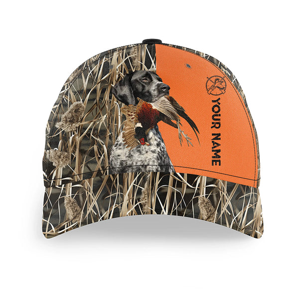 Pheasant Hunting With Dogs Custom Hat Adjustable Unisex Baseball Hat, Choose hunting dog breeds FSD3704