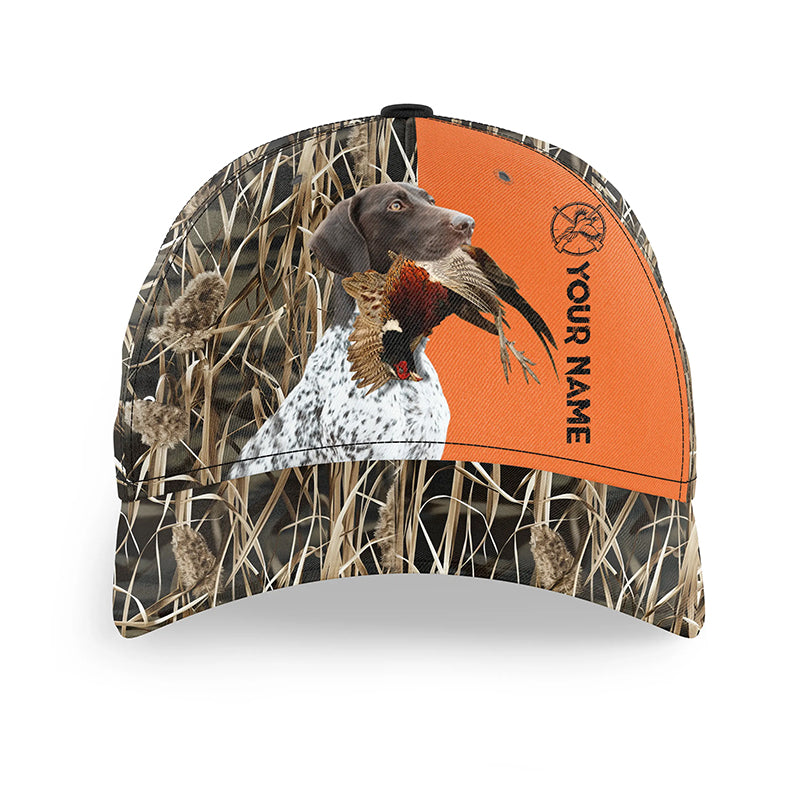 Pheasant Hunting With Dogs Custom Hat Adjustable Unisex Baseball Hat, Choose hunting dog breeds FSD3704